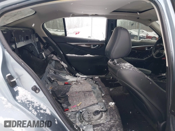 2014 Infiniti Q50 Hybrid Sport with VIN JN1AV7AP7EM691105, listed as a IAAI auction lot 41564483 with Not Provided miles and . Bid and sale history available at DreamBid. Image 8.