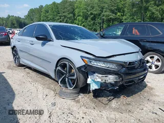 2021 Honda Accord Sport with VIN 1HGCV2F36MA017706, listed as a IAAI auction lot 42593553 with 49,053 mi miles and . Bid and sale history available at DreamBid. Image 1.