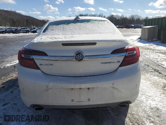 2015 Buick Regal Premium II with VIN 2G4GR5GX2F9125158, listed as a Copart auction lot 45643015 with 85,567 mi miles and Salvage Title. Bid and sale history available at carsss.com. Image 6.