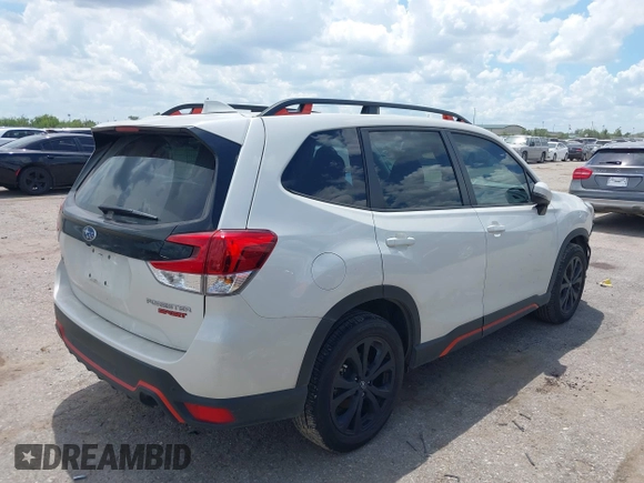 2023 Subaru Forester Sport with VIN JF2SKAJC0PH509925, listed as a IAAI auction lot 40106804 with 29,271 mi miles. Bid and sale history available at carsss.com. Image 4.