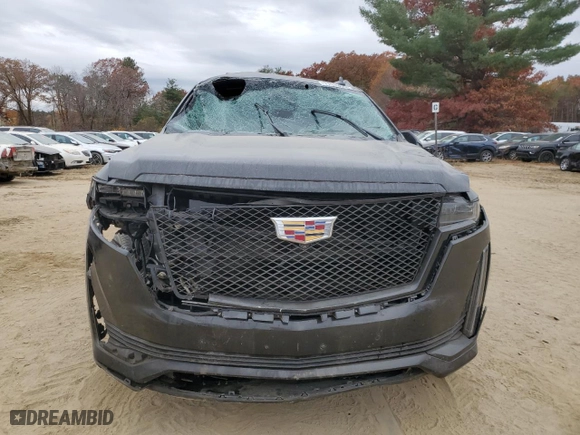 2023 Cadillac Escalade 4WD Sport with VIN 1GYS4EKL0PR390745, listed as a Copart auction lot 77533504 with 0 mi miles and Salvage Title. Bid and sale history available at carsss.com. Image 5.