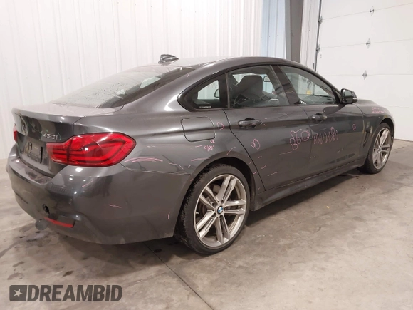 2018 BMW 4 Series 430i xDrive with VIN WBA4J3C52JBG95207, listed as a IAAI auction lot 41509392 with 68,193 mi miles and . Bid and sale history available at DreamBid. Image 4.