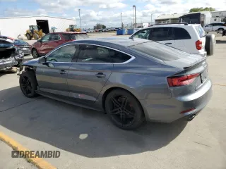 2018 Audi A5 Sportback Premium Plus with VIN WAUENCF54JA024404, listed as a Copart auction lot 47807674 with 68,005 mi miles. Bid and sale history available at carsss.com. Image 2.