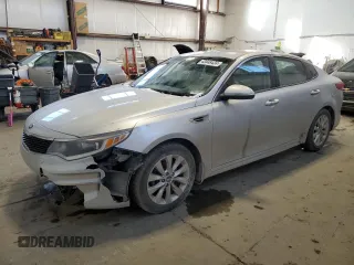 2018 Kia Optima LX with VIN 5XXGT4L31JG181323, listed as a Copart auction lot 46712885 with 193,987 mi miles and Salvage title. Bid and sale history available at DreamBid. Image 1.