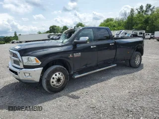 2018 Ram 3500 Laramie z VIN 3C63RRJL0JG320889, wystawiony jako Copart lot #56722505 z przebiegiem 213 976 mil mil oraz Szkoda całkowita • Salvage title. Historia ofert i sprzedaży dostępna na DreamBid. Obrazek 1.