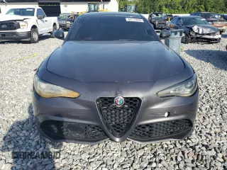 2018 Alfa Romeo Giulia Ti Sport with VIN ZARFAECN2J7597825, listed as a Copart auction lot 64125035 with 92,565 mi miles and Clean title. Bid and sale history available at DreamBid. Image 5.