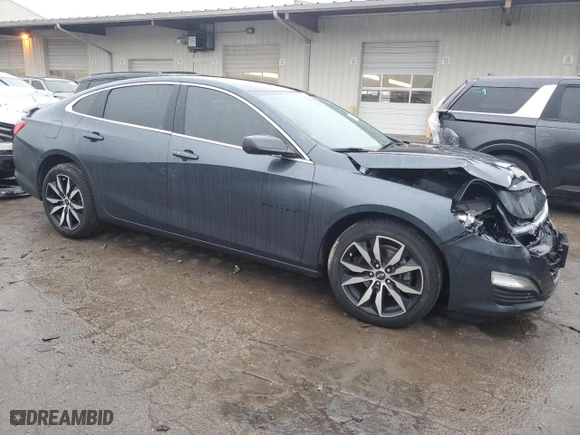 2020 Chevrolet Malibu RS with VIN 1G1ZG5ST0LF143130, listed as a Copart auction lot 43481565 with 56,137 mi miles and Salvage Title. Bid and sale history available at carsss.com. Image 4.
