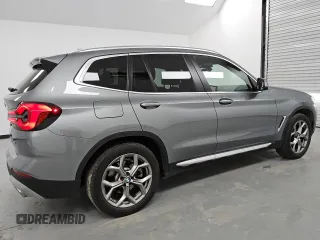 2024 BMW X3 xDrive30i with VIN 5UX53DP09R9U55138, listed as a Copart auction lot 49742885 with 23,927 mi miles and Clean Title. Bid and sale history available at DreamBid. Image 3.