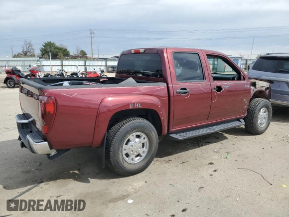 2008 GMC Canyon SLE1 with VIN 1GTDT33E288186865, listed as a Copart auction lot 50036795 with 107,581 mi miles and Salvage Title. Bid and sale history available at carsss.com. Image 3.