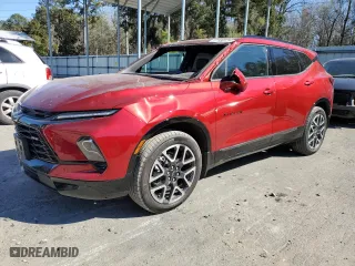 2023 Chevrolet Blazer RS with VIN 3GNKBKRS0PS234023, listed as a Copart auction lot 47880125 with 16,303 mi miles and Salvage Title. Bid and sale history available at carsss.com. Image 1.