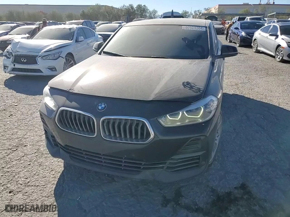 2021 BMW X2 sDrive28i with VIN WBXYH9C07M5S63061, listed as a Copart auction lot 80529304 with 22,691 mi miles and Salvage Title. Bid and sale history available at carsss.com. Image 10.