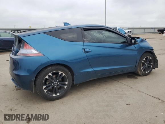2015 Honda CR-Z EX с VIN JHMZF1D6XFS003705, выставлен на аукционе Copart как лот 54626255 с пробегом 64 963 миль миль и Списание • Salvage title. История ставок и продаж доступна на DreamBid. Изображение 3.