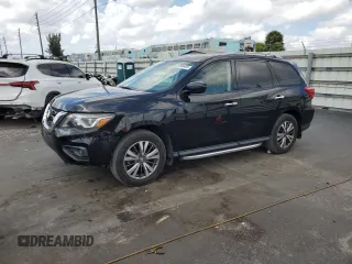 2018 Nissan Pathfinder SL z VIN 5N1DR2MN0JC639063, wystawiony jako Copart lot #54389485 z przebiegiem 138 680 mil mil oraz Czysty tytuł • Clean title. Historia ofert i sprzedaży dostępna na DreamBid. Obrazek 1.