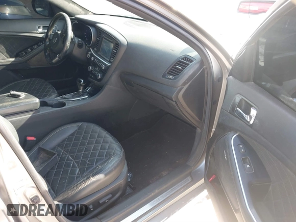 2015 Kia Optima SX Turbo with VIN 5XXGR4A63FG449274, listed as a IAAI auction lot 41600422 with 158,133 mi miles. Bid and sale history available at carsss.com. Image 5.