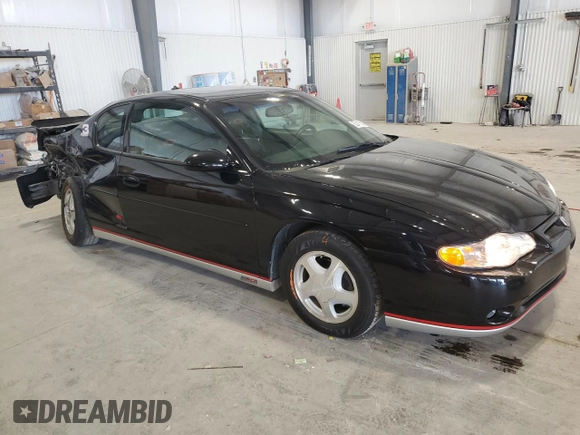 2003 Chevrolet Monte Carlo SS with VIN 2G1WX12K939146703, listed as a Copart auction lot 52416015 with 89,443 mi miles and Salvage Title. Bid and sale history available at carsss.com. Image 4.