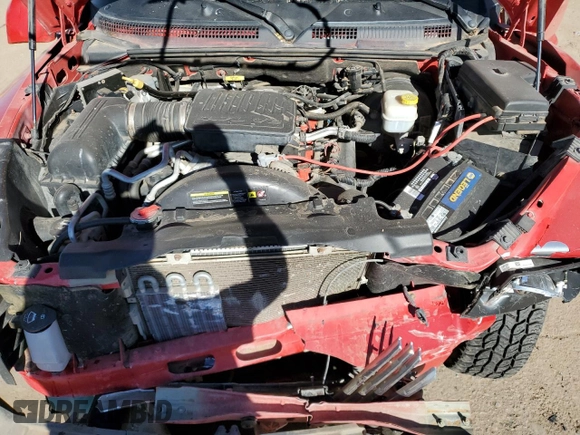 2006 Dodge Dakota SLT with VIN 1D7HW48N76S715000, listed as a Copart auction lot 87466974 with 155,484 mi miles and Salvage Title. Bid and sale history available at DreamBid. Image 12.
