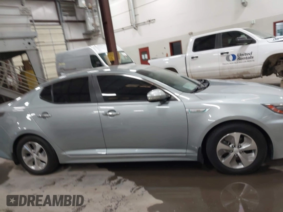 2016 Kia Optima Hybrid with VIN KNAGM4AD3G5094557, listed as a IAAI auction lot 41861666 with 68,550 mi miles. Bid and sale history available at carsss.com. Image 14.
