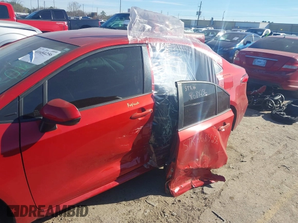 2020 Toyota Corolla LE with VIN JTDEPRAE5LJ106071, listed as a IAAI auction lot 41684256 with 90,838 mi miles and . Bid and sale history available at DreamBid. Image 6.