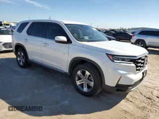 2025 Honda Pilot EX-L with VIN 5FNYG2H44SB003182, listed as a Copart auction lot 41969035 with 27,950 mi miles and Clean Title. Bid and sale history available at carsss.com. Image 4.