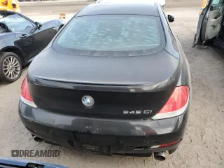 2005 BMW 6 Series 645Ci with VIN WBAEH73405B193443, listed as a Copart auction lot 76196784 with 0 mi miles and Salvage Title. Bid and sale history available at carsss.com. Image 6.