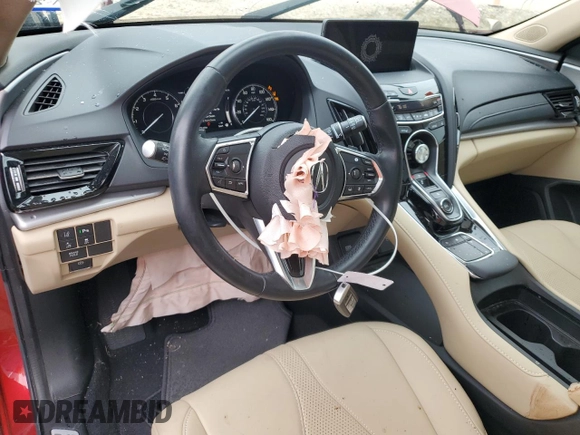 2020 Acura RDX Technology with VIN 5J8TC1H52LL020748, listed as a Copart auction lot 44591955 with 31,471 mi miles and Salvage title. Bid and sale history available at DreamBid. Image 8.