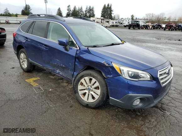 2017 Subaru Outback Premium with VIN 4S4BSAFC9H3296121, listed as a Copart auction lot 47493055 with 93,648 mi miles and Salvage Title. Bid and sale history available at carsss.com. Image 4.
