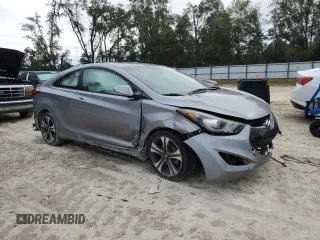 2014 Hyundai Elantra Coupe with VIN KMHDH6AH5EU026736, listed as a Copart auction lot 38143974 with 140,745 mi miles and Non Repairable. Bid and sale history available at carsss.com. Image 4.