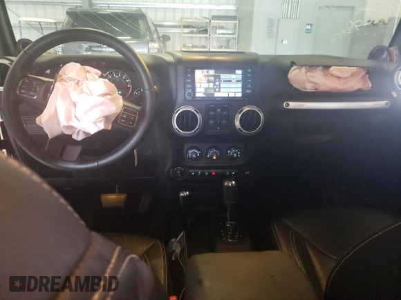 2014 Jeep Wrangler Unlimited Rubicon with VIN 1C4HJWFG7EL302897, listed as a Copart auction lot 48969425 with 57,976 mi miles and Salvage title. Bid and sale history available at DreamBid. Image 8.