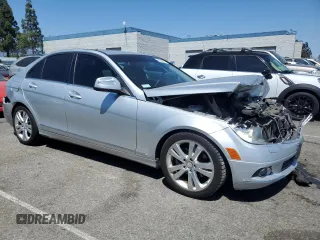 2008 Mercedes-Benz C 300 Sport with VIN WDDGF54X98F176691, listed as a Copart auction lot 65635075 with 128,567 mi miles and Salvage title. Bid and sale history available at DreamBid. Image 4.