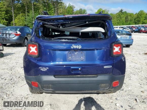 2019 Jeep Renegade Latitude z VIN ZACNJBBB2KPK16147, wystawiony jako Copart lot #56896855 z przebiegiem 47 029 mil mil oraz Szkoda całkowita • Salvage title. Historia ofert i sprzedaży dostępna na DreamBid. Obrazek 6.