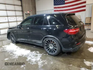 2017 Mercedes-Benz GLC with VIN WDC0G6EB5HF281756, listed as a Copart auction lot 43410535 with 86,904 mi miles and Salvage Title. Bid and sale history available at carsss.com. Image 2.