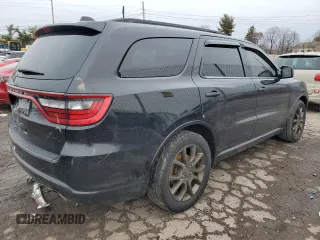 2017 Dodge Durango R/T with VIN 1C4SDJCT6HC644136, listed as a Copart auction lot 45325085 with 106,244 mi miles and Salvage title. Bid and sale history available at DreamBid. Image 3.