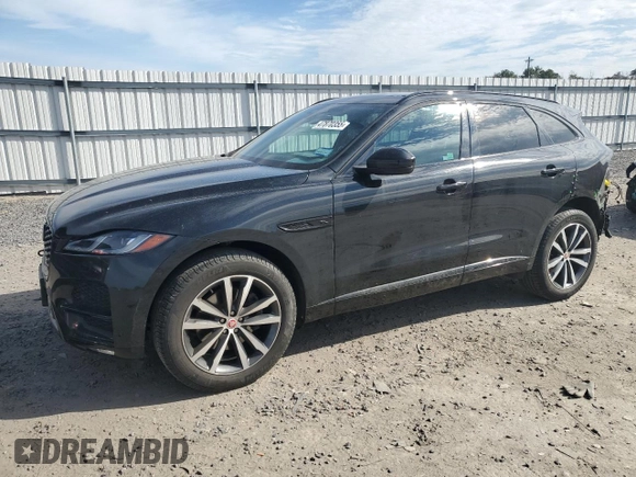 2022 Jaguar F-Pace S with VIN SADCJ2EX4NA702078, listed as a Copart auction lot 47870355 with 55,530 mi miles and Salvage title. Bid and sale history available at DreamBid. Image 1.