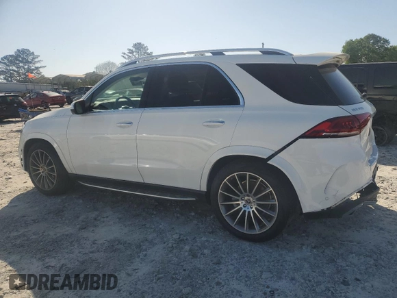 2021 Mercedes-Benz GLE 350 with VIN 4JGFB4JB9MA362951, listed as a Copart auction lot 52010995 with 44,988 mi miles and Salvage title. Bid and sale history available at DreamBid. Image 2.