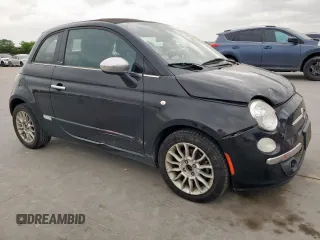 2012 FIAT 500 Lounge z VIN 3C3CFFER3CT370540, wystawiony jako Copart lot #53429575 z przebiegiem 104 027 mil mil oraz Szkody całkowita. Historia ofert i sprzedaży dostępna na DreamBid. Obrazek 4.