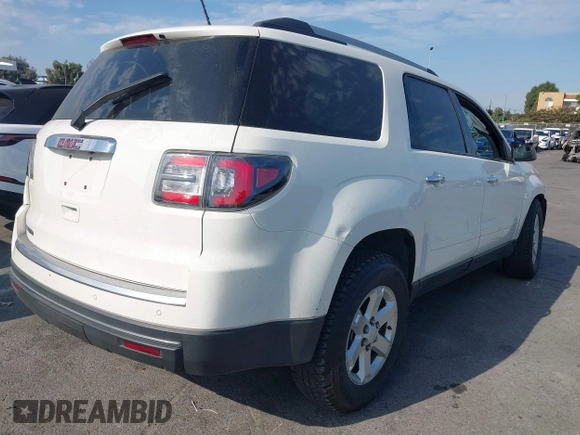 2013 GMC Acadia SLE with VIN 1GKKRNED5DJ200500, listed as a IAAI auction lot 40883535 with 1 mi miles. Bid and sale history available at carsss.com. Image 4.