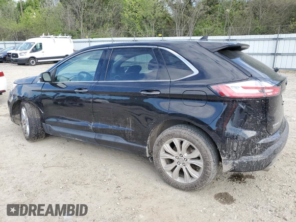 2019 Ford Edge Titanium z VIN 2FMPK3K91KBB54381, wystawiony jako Copart lot #52979555 z przebiegiem 99 127 mil mil oraz Szkoda całkowita • Salvage title. Historia ofert i sprzedaży dostępna na DreamBid. Obrazek 2.