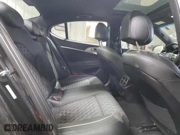 2019 Genesis G70 Advanced with VIN KMTG34LE9KU025478, listed as a Copart auction lot 49776525 with 57,583 mi miles and Salvage title. Bid and sale history available at DreamBid. Image 11.