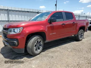 2022 Chevrolet Colorado 2WD Z71 with VIN 1GCGSDEN1N1106981, listed as a Copart auction lot 55158365 with 25,456 mi miles and Salvage title. Bid and sale history available at DreamBid. Image 1.