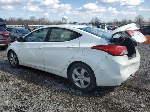 2013 Hyundai Elantra GLS with VIN 5NPDH4AE2DH361606, listed as a Copart auction lot 49897735 with 136,262 mi miles and Salvage Title. Bid and sale history available at carsss.com. Image 2.