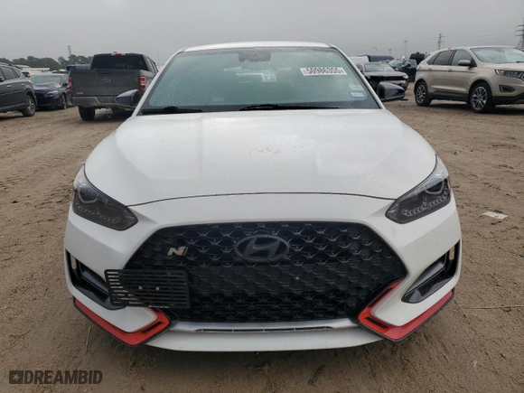 2021 Hyundai Veloster N with VIN KMHT36AH9MU011200, listed as a Copart auction lot 50986355 with 44,477 mi miles and Salvage Title. Bid and sale history available at carsss.com. Image 5.