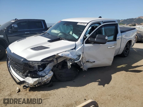 2022 Ram 1500 Limited with VIN 1C6SRFHT7NN175797, listed as a Copart auction lot 61062945 with 30,490 mi miles and Salvage title. Bid and sale history available at DreamBid. Image 1.