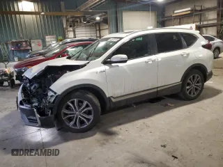 2021 Honda CR-V Touring z VIN 7FART6H99ME014267, wystawiony jako Copart lot #45673075 z przebiegiem Nie podano mil oraz Szkoda całkowita • Salvage title. Historia ofert i sprzedaży dostępna na DreamBid. Obrazek 1.