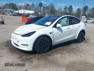 2021 Tesla Model Y Long Range with VIN 5YJYGDEE5MF232790, listed as a IAAI auction lot 41900175 with Not Provided miles. Bid and sale history available at carsss.com. Image 19.
