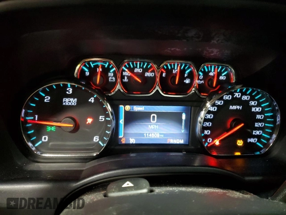 2014 Chevrolet Silverado 1500 LT with VIN 3GCUKREC6EG177335, listed as a Copart auction lot 85157944 with 114,509 mi miles and Salvage Title. Bid and sale history available at DreamBid. Image 9.