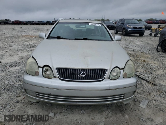 2001 Lexus GS 300 with VIN JT8BD69S010119686, listed as a Copart auction lot 51134345 with 342,706 mi miles and Non Repairable. Bid and sale history available at DreamBid. Image 5.