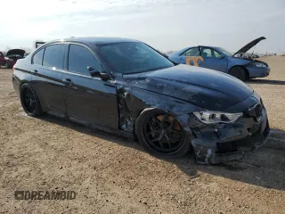 2014 BMW 3 Series 335i xDrive with VIN WBA3B9C58EP458979, listed as a Copart auction lot 53272855 with 120,565 mi miles and Salvage title. Bid and sale history available at DreamBid. Image 4.