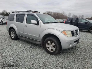2006 Nissan Pathfinder SE with VIN 5N1AR18U36C615863, listed as a Copart auction lot 86129104 with 259,857 mi miles and Salvage Title. Bid and sale history available at carsss.com. Image 4.