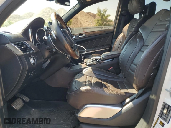 2017 Mercedes-Benz GLS 63 AMG with VIN 4JGDF7FE7HA817589, listed as a Copart auction lot 60406714 with 46,213 mi miles and Salvage Title. Bid and sale history available at DreamBid. Image 7.