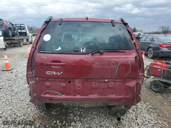 2006 Honda CR-V EX with VIN SHSRD78856U404767, listed as a Copart auction lot 51634545 with 247,267 mi miles and Salvage Title. Bid and sale history available at carsss.com. Image 6.